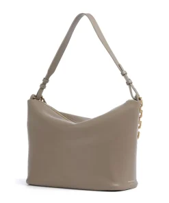 Sofi Beuteltasche fein genarbtes Rindsleder taupe