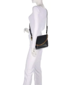 Sofi Schultertasche fein genarbtes Rindsleder schwarz