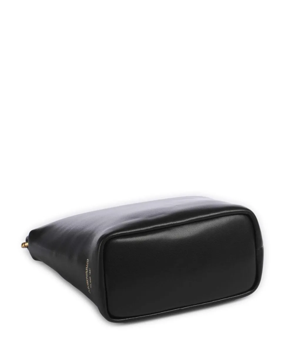 Sofi Schultertasche fein genarbtes Rindsleder schwarz