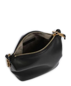 Sofi Schultertasche fein genarbtes Rindsleder schwarz