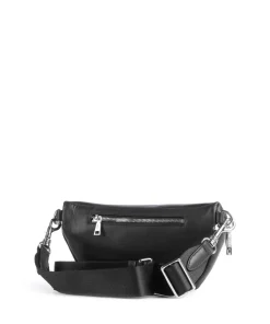 Sofisticato 1.0 Isabella Gürteltasche fein genarbtes Rindsleder schwarz
