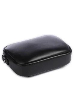 Soft Gratha Umhängetasche fein genarbtes Leder schwarz