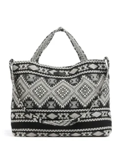 Soft Luxury Shopper Baumwolle schwarz/weiß