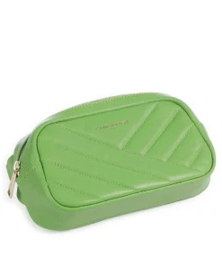 Soft Matelassé Gürteltasche weiches Rindsleder grün