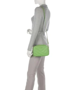 Soft Matelassé Umhängetasche weiches Rindsleder grün