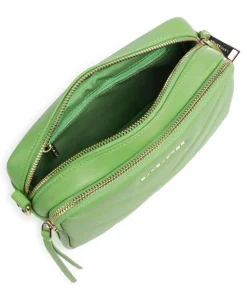 Soft Matelassé Umhängetasche weiches Rindsleder grün