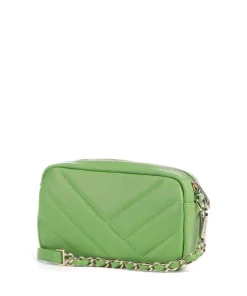 Soft Matelassé Umhängetasche weiches Rindsleder grün