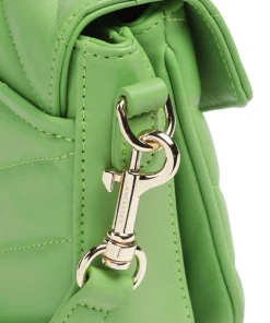 Soft Matelassé Umhängetasche weiches Rindsleder hellgrün