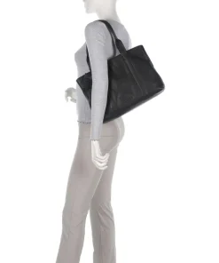 Soft Skylar Aktentasche 13″ genarbtes Leder schwarz