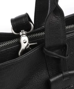 Soft Skylar Aktentasche 13″ genarbtes Leder schwarz