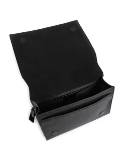 Sonti Umhängetasche genarbtes Rindsleder schwarz