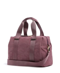 Sorrento Handtasche Canvas brombeer