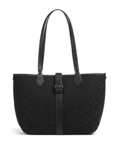 Spade Flower Jacquard Shopper Textil schwarz