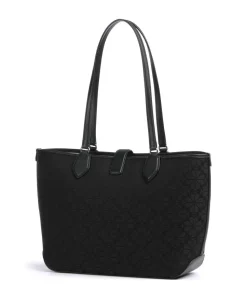 Spade Flower Jacquard Shopper Textil schwarz