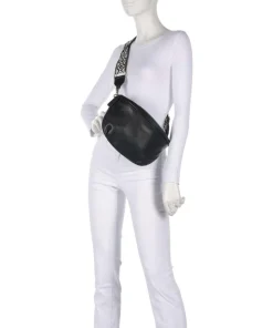 Sport Vogue Umhängetasche genarbtes Rindsleder schwarz