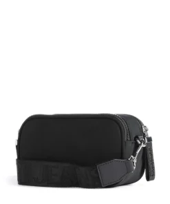 Sporty Logo Umhängetasche recyceltes Nylon schwarz