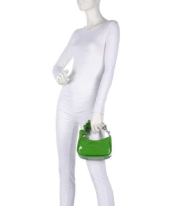 Squeeze Handtasche Lederimitat grün