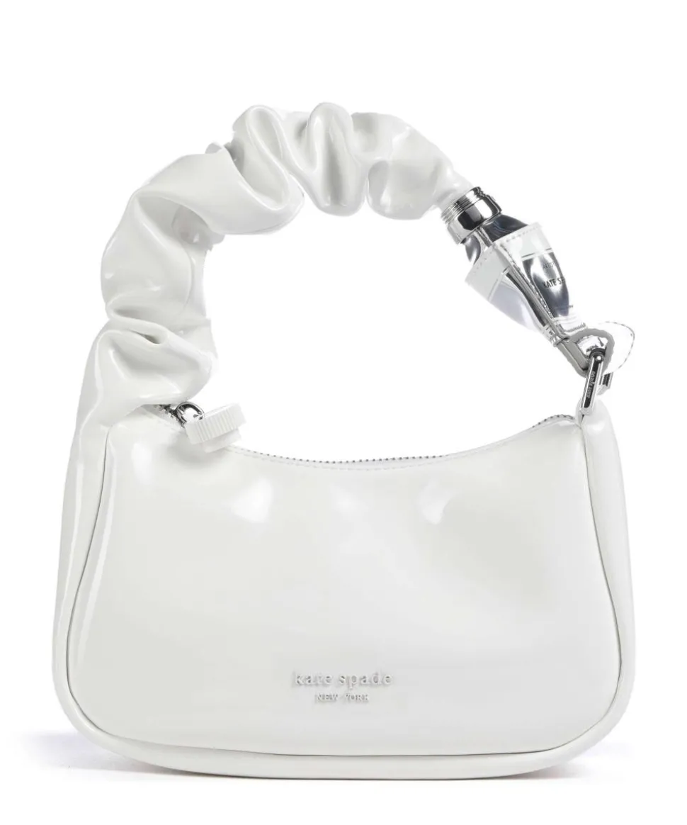 Squeeze Handtasche Lederimitat weiß