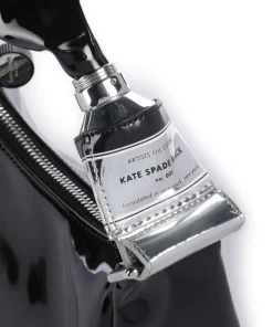 Squeeze Handtasche Lederimitat schwarz