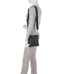 Squire Square Saffiano Umhängetasche Lederimitat schwarz