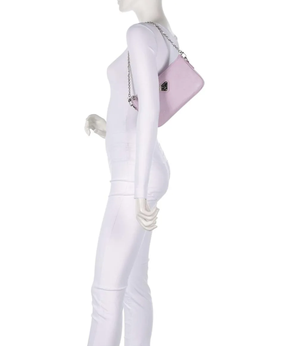 Stampato Zell Schultertasche Kalbsleder flieder