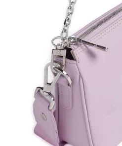 Stampato Zell Schultertasche Kalbsleder flieder