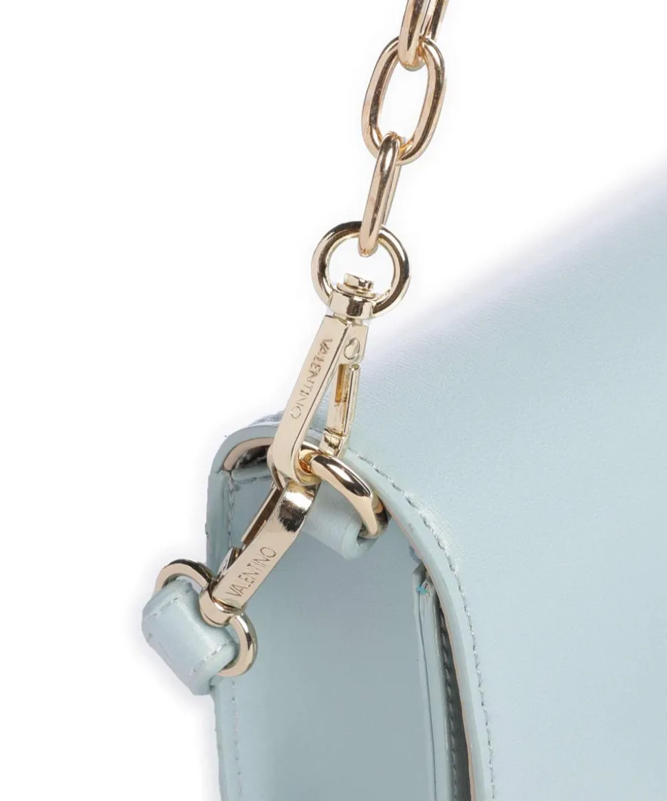 Stefany Schultertasche Lederimitat hellblau