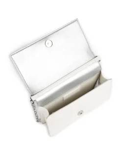 Stefany Schultertasche Lederimitat weiß