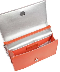 Stefany Schultertasche Lederimitat orange