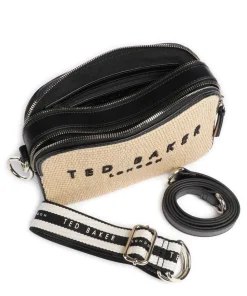 Stelio Umhängetasche Polypropylen, Rindsleder natur/schwarz