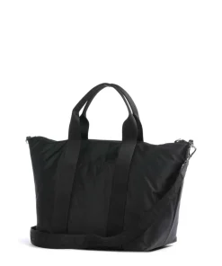 Stevie Extra Large Handtasche recyceltes Nylon schwarz