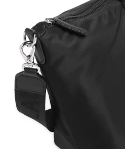 Stevie Extra Large Handtasche recyceltes Nylon schwarz