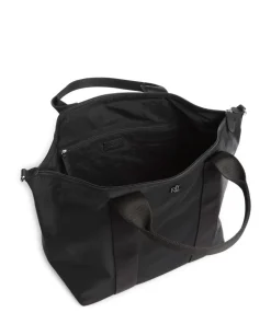 Stevie Extra Large Handtasche recyceltes Nylon schwarz