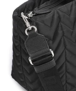 Stevie Extra Large Handtasche recyceltes Nylon schwarz