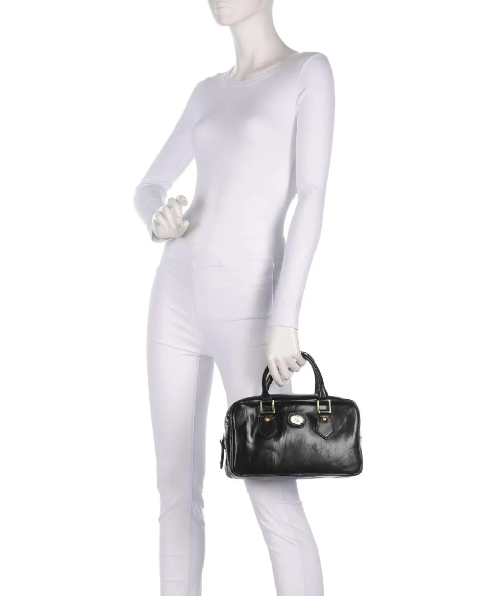 Stodo Handtasche fein genarbtes Rindsleder schwarz