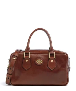 Stodo Handtasche fein genarbtes Rindsleder braun