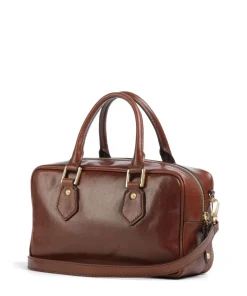 Stodo Handtasche fein genarbtes Rindsleder braun