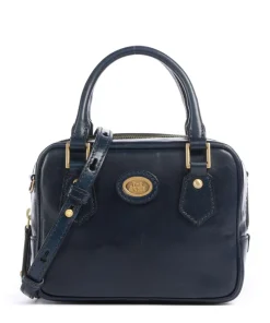 Stodo Handtasche fein genarbtes Rindsleder dunkelblau