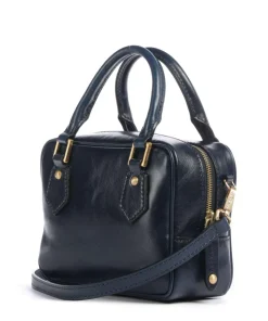 Stodo Handtasche fein genarbtes Rindsleder dunkelblau