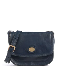 Stodo Umhängetasche fein genarbtes Rindsleder dunkelblau