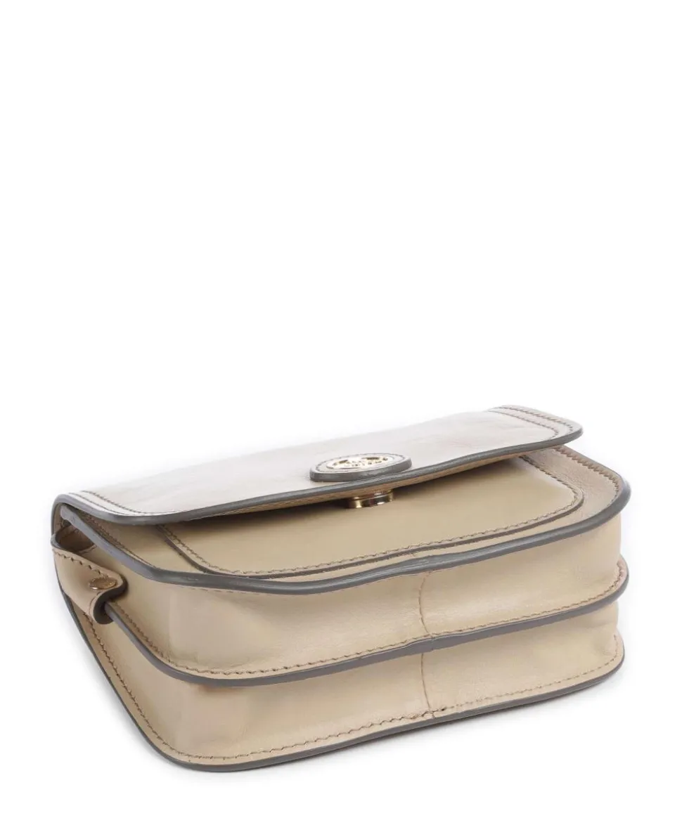 Stodo Umhängetasche fein genarbtes Rindsleder beige