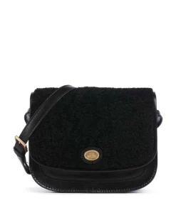 Story Donna Umhängetasche Fell, fein genarbtes Rindsleder schwarz