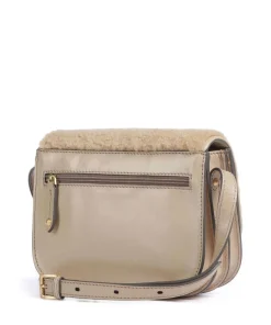 Story Donna Umhängetasche Fell, fein genarbtes Rindsleder hellbraun