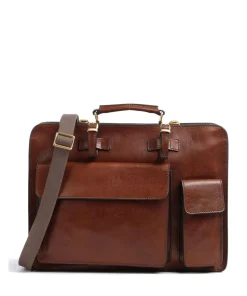 Story Uomo Aktentasche fein genarbtes Rindsleder braun