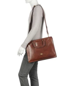 Story Uomo Aktentasche Rindsleder braun