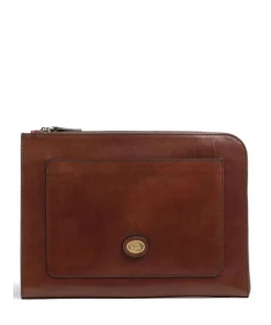 Story Uomo Laptophülle 13″ glattes Rindsleder braun