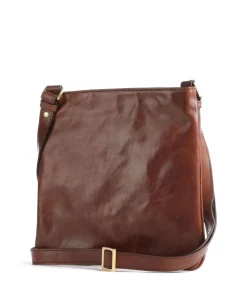 Story Uomo Schultertasche Pull-Up Rindsleder braun