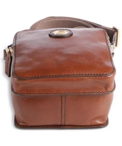 Story Uomo Umhängetasche Rindsleder braun