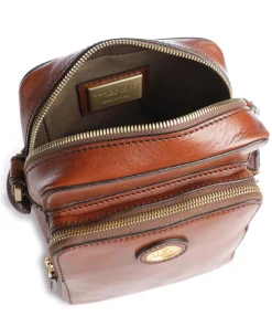 Story Uomo Umhängetasche Rindsleder braun