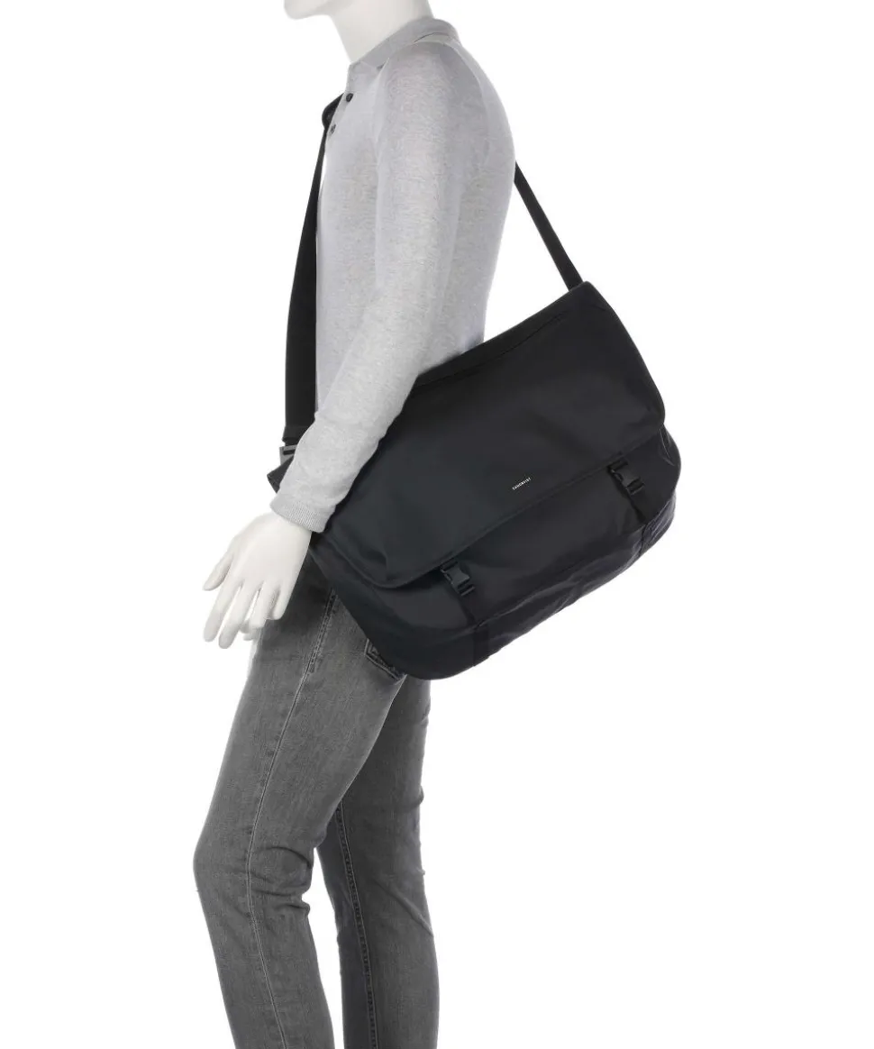 Stream Kuriertasche 16″ recyceltes Polyester schwarz